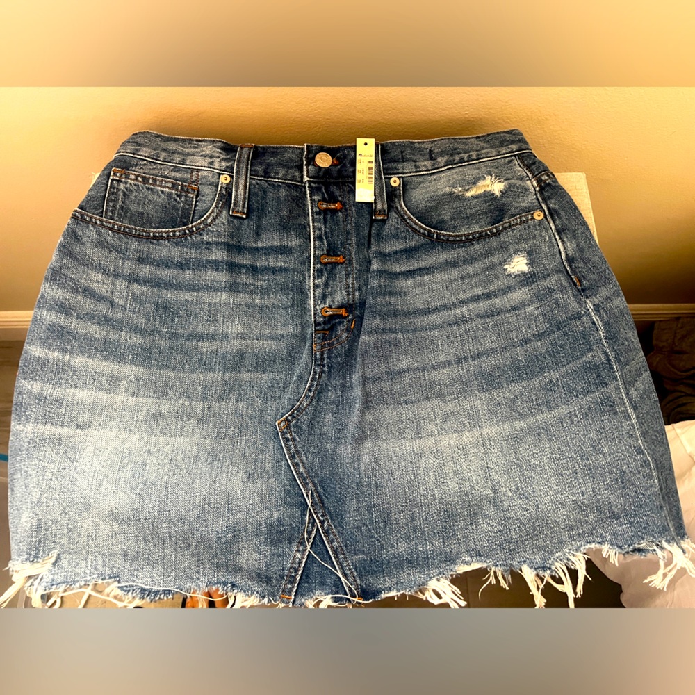 Madewell Jean skirt